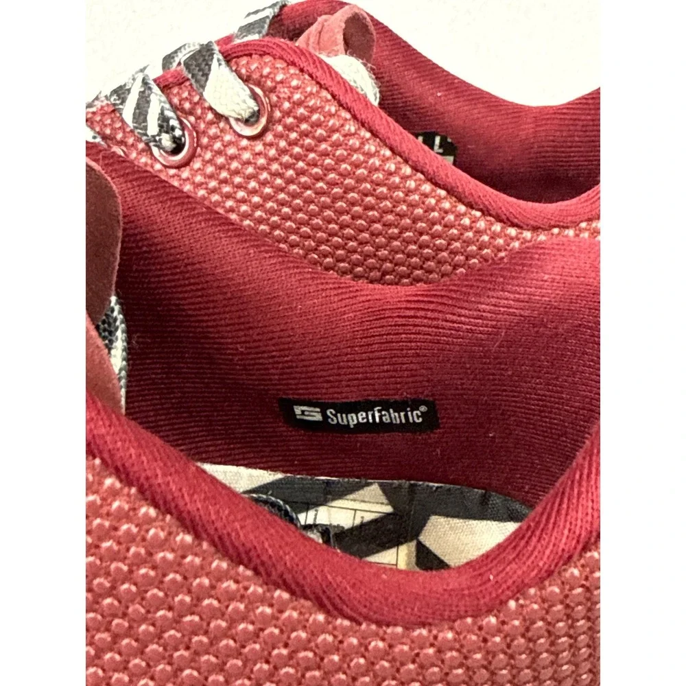 NOBULL‎ Cabernet Zebra Mesh Trainer Shoes Mens Size 7 Womens 8.5 Hipster Low Top
